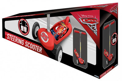 Cars 3 3-wiel kinderstep voetrem junior rood