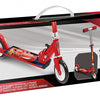 Disney cars 2-wiel kinderstep opvouwbaar voetrem rood