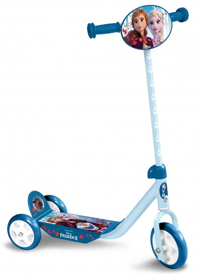 Frozen 3-wiel kinderstep voetrem meisjes blauw lichtblauw