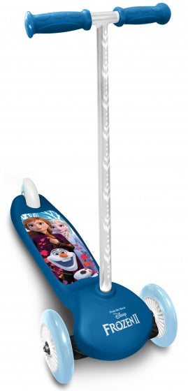 Disney Frozen 3-wiel kinderstep Meisjes Voetrem Blauw