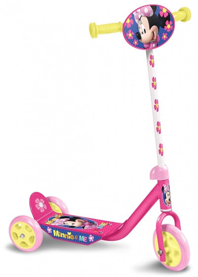 Minnie Mouse 3-wiel kinderstep voetrem meisjes roze geel