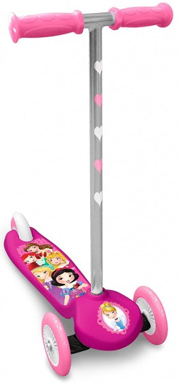Princess 3-wiel kinderstep voetrem meisjes roze