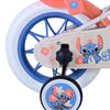 Stitch Stitch Kinderfiets Meisjes 12 inch Creme Koraal Blauw