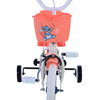 Stitch Stitch Kinderfiets Meisjes 12 inch Creme Koraal Blauw
