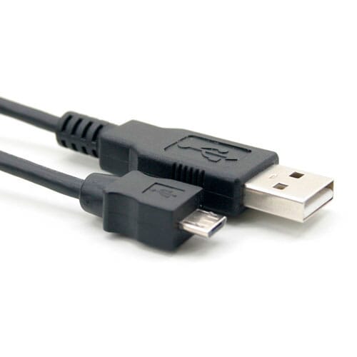 ACT USB 2.0 aansluitkabel USB A man USB micro B man 3 m