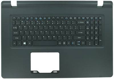 Ty acer laptop toetsenbord qwer us + top cover - zwart