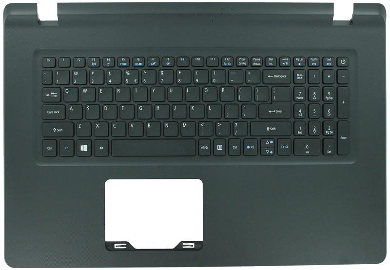 Ty acer laptop toetsenbord qwer us + top cover - zwart