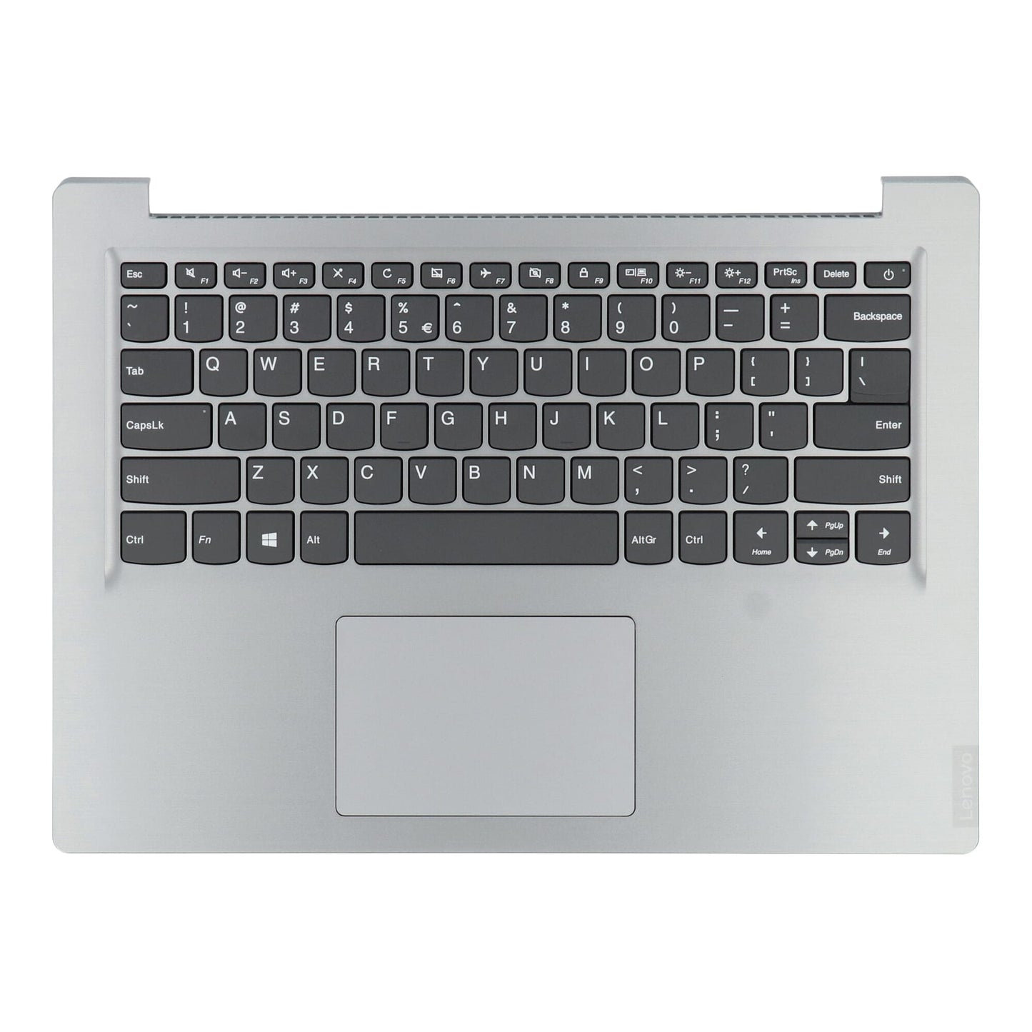 Lenovo Laptop Toetsenbord Qwerty US + Top Cover Zilver