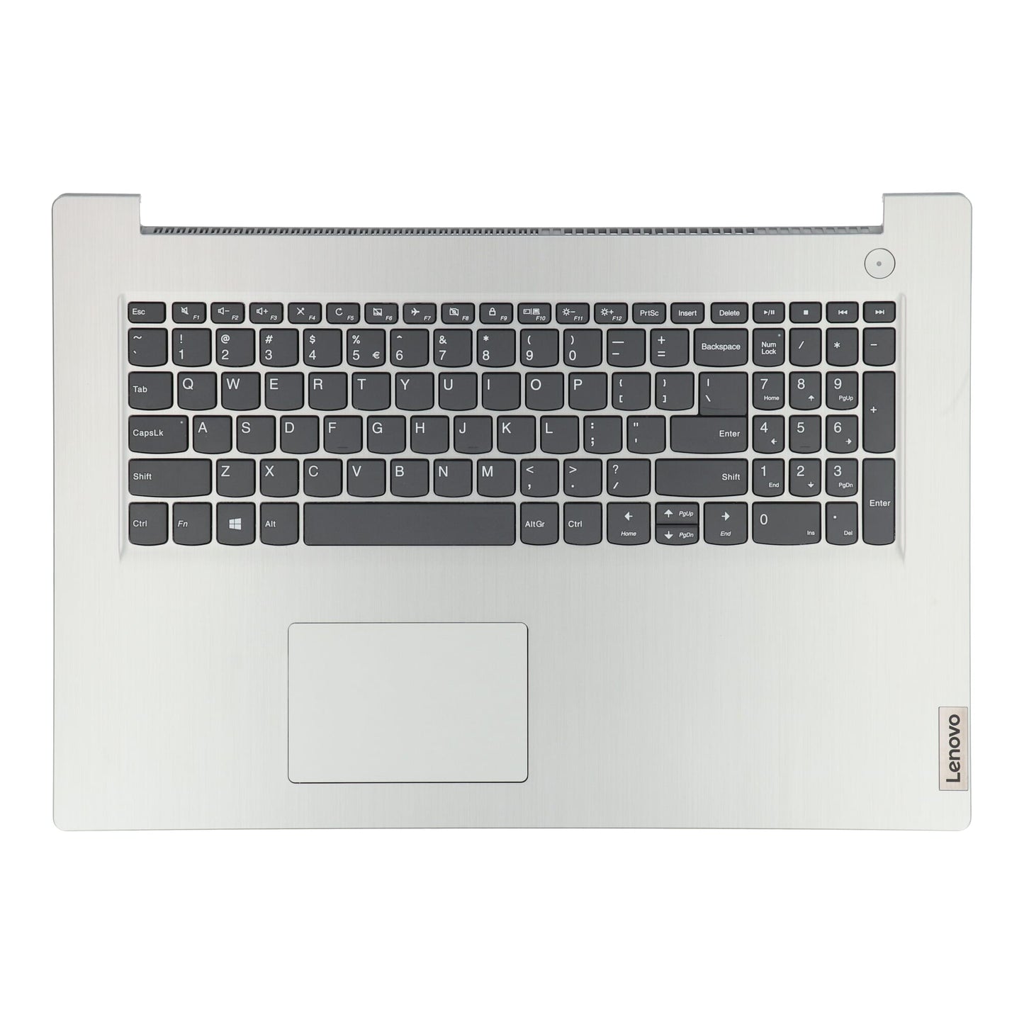 Lenovo laptop toetsenbord qwerty us + top cover - grijs