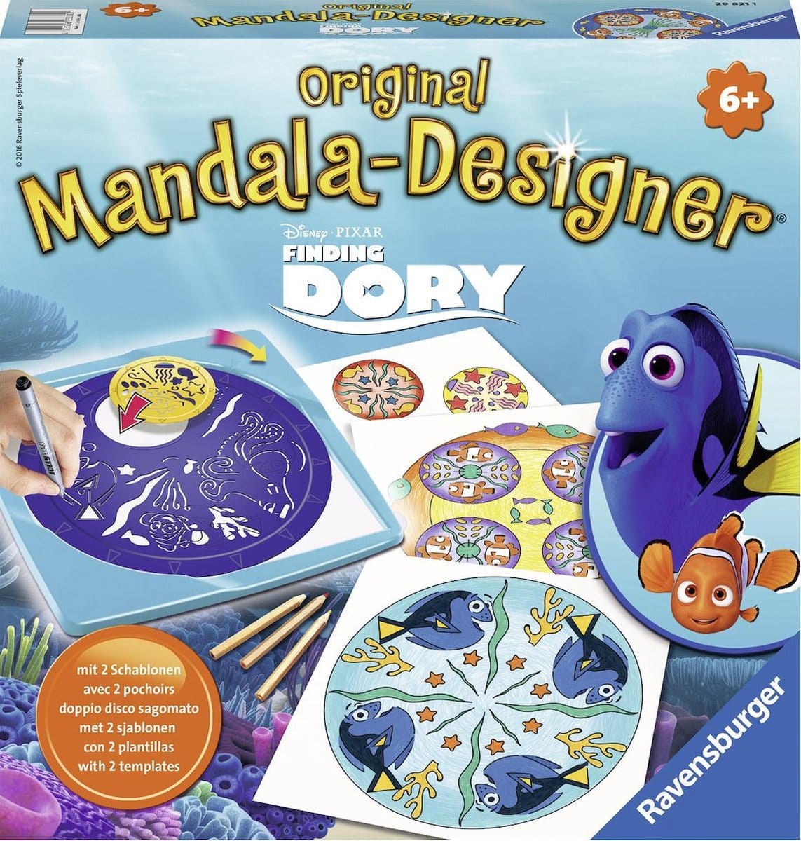 Disney mandala designer finding dory van disney