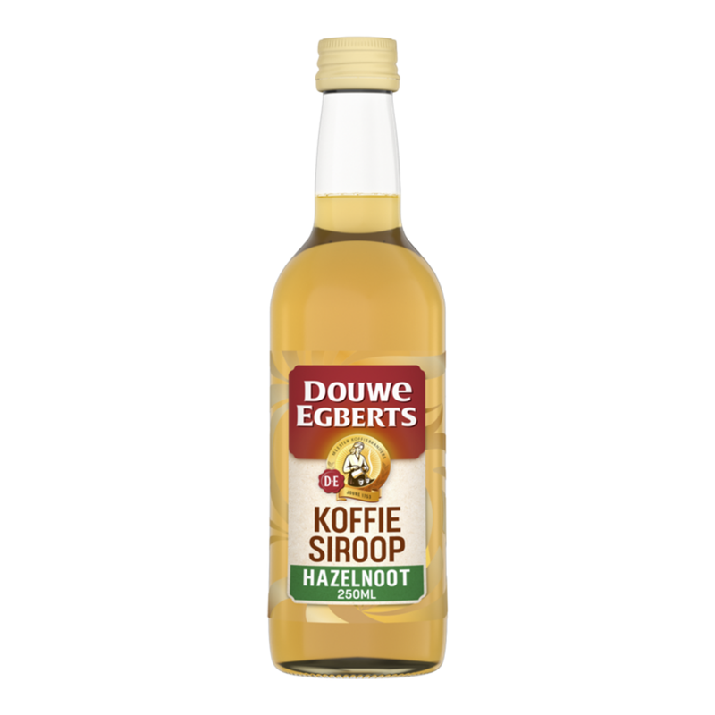 Douwe egberts siroop hazelnoot (6x 250 ml)