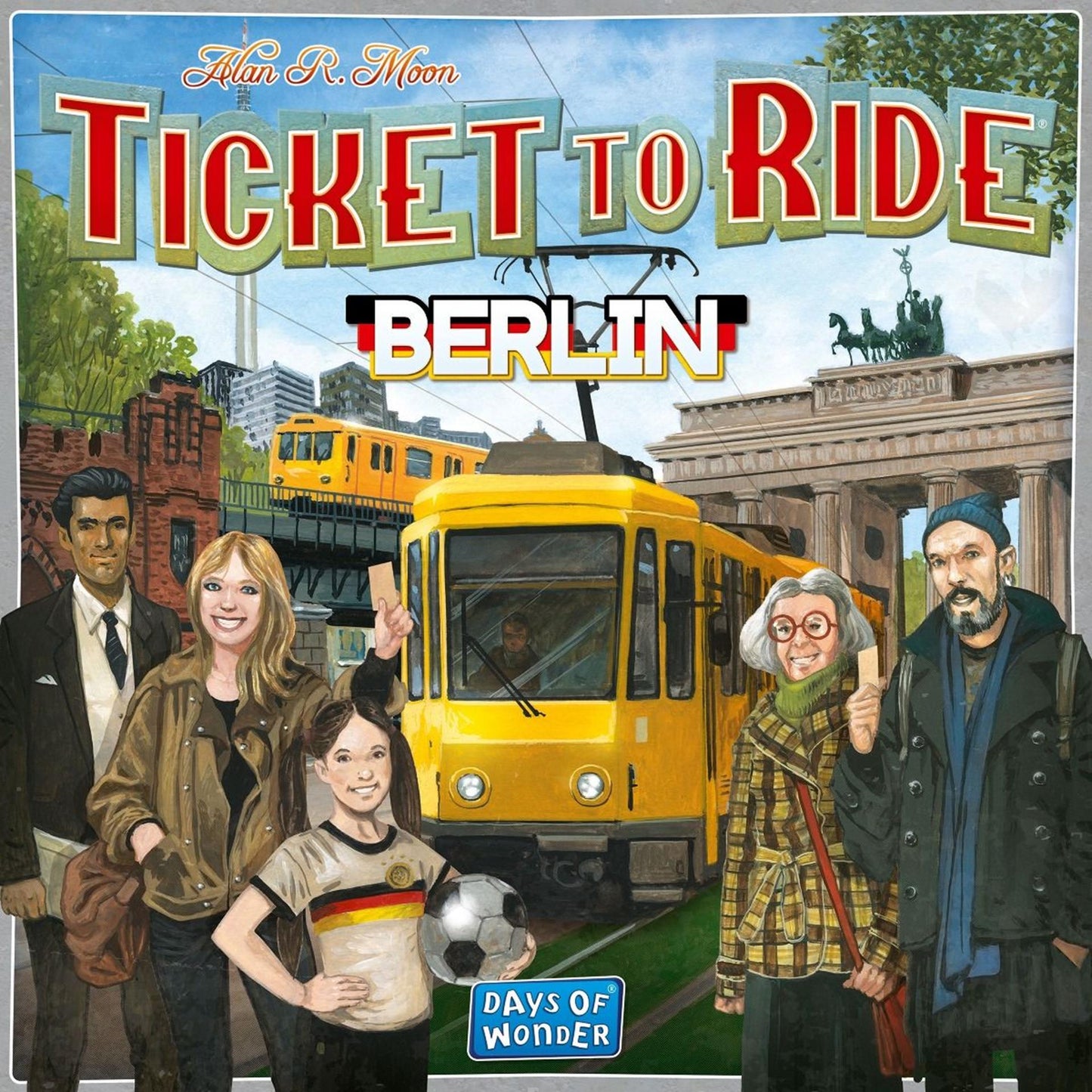 Ticket to ride berlijn bordspel- engels