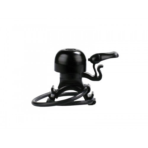 fietsbel Micro 23 mm koper zwart