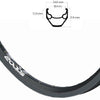 Ryde b.v. velg 28' - 14 zac2000 28'-622 disc geheel zwart (enkel gebust)