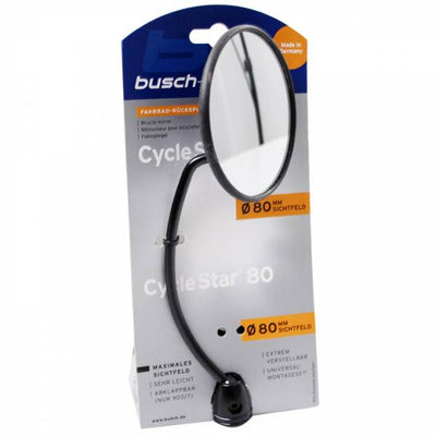 Busch Muller Fietsspiegel BUSCH MÜLLER 901 ø80 mm met 13 cm lange stang