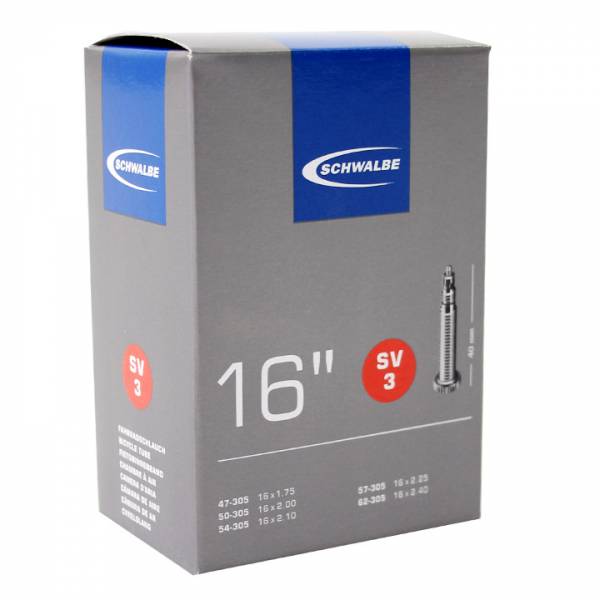 Schwalbe Binnenband sv3 16 inch 47 62-305 sv 40 mm