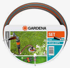 Gardena profi-system aansluitgarnituur kraanstuk (grijs oranje, 2713-20 | voor pipeline of sprinklersystem)