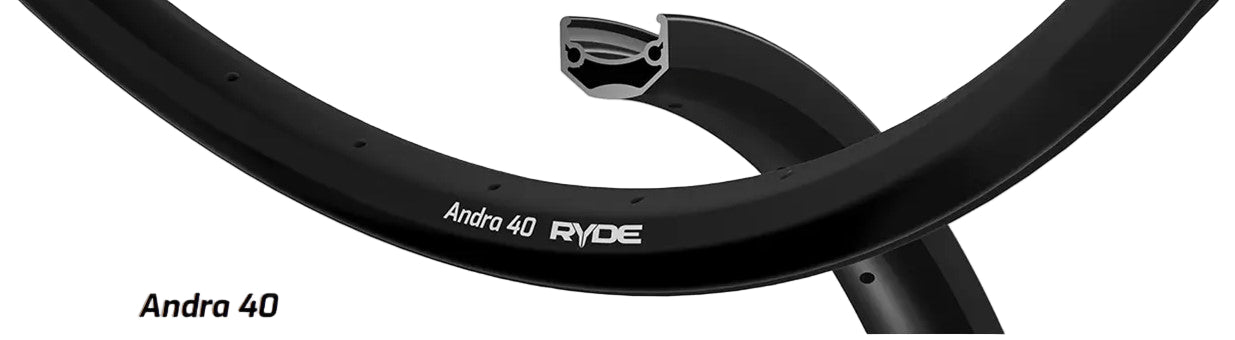 Ryde b.v. velg 27.5'' - 584 andra40 disc geheel zwart 36 gts.