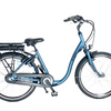 Kwadie aldo e-bike lage instap 28 - 46 cm. 7gvl - 9.0 ah 324wh led display 20 km h mystery blue mat