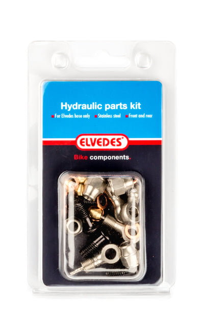 Hydraulische onderdelen kit 5 M8 + banjo RVS voor