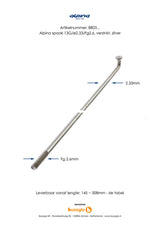 Alpina Spaken 13G (2,34mm) 230mm Zink (P36) - afbeelding 2