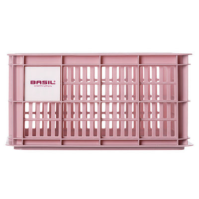 Basil fietskrat S - klein - 17.5 liter - roze
