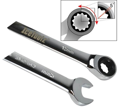 Steek- Ring-Ratelsleutel Icetoolz 9Mm
