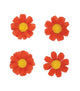 Basil flower 4 magrietjes rood 50188