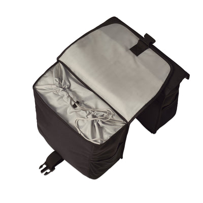 Basil b.v. tas basil go dubbel | zwart 32l