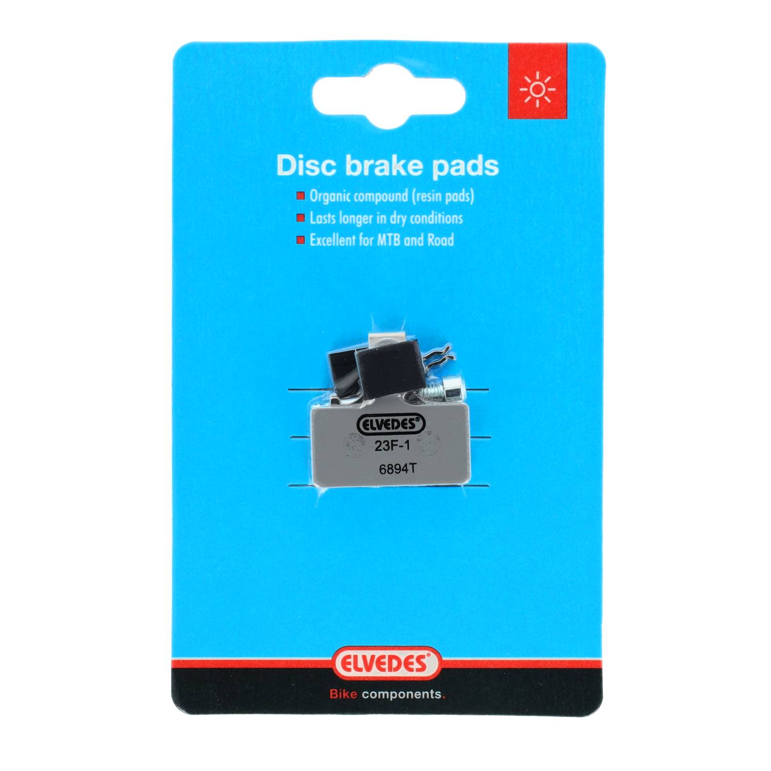 Elvedes cable systems bv schijfremblokken elvedes shimano | 6894t | grijs
