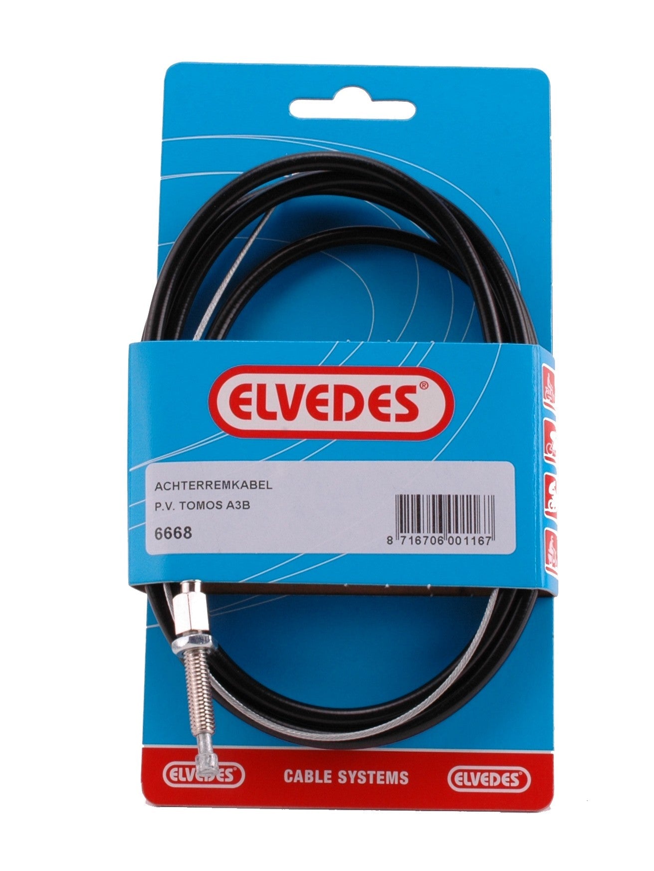 Elvedes cable systems bv elvedes 6668 tomos achterremkabel a3b