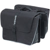 Basil Forte dubbele fietstas, waterafstotend, 35L, zwart.