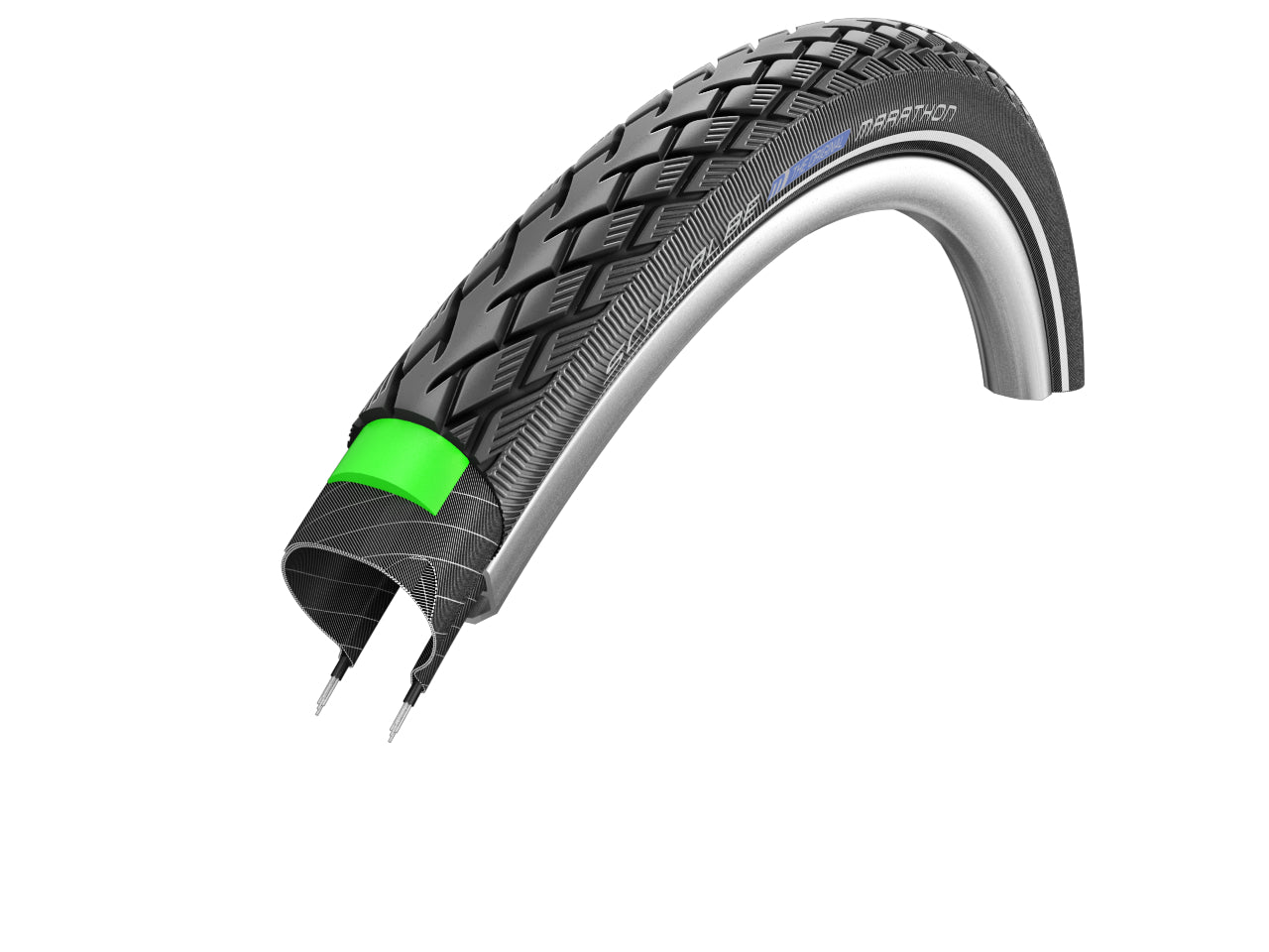 buitenband Marathon GreenGuard 28 x 1.25 (32-622) reflectie