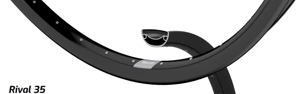Ryde b.v. velg 28' - 14 622 rival35 disc zwart