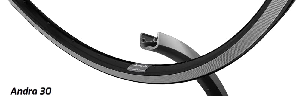 Ryde b.v. velg 28' - 14 andra30 28'-622 aluminium zwart cnc