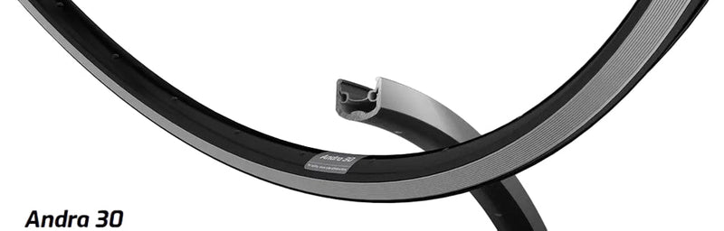 Ryde b.v. velg 28' - 14 andra30 28'-622 aluminium zwart cnc