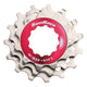 Sturmey-archer europa n.v. sunrace sluitring met kransjes 10v 11 13 15t zilver