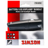 Simson koplamp Bundle batterij 25 lux stuurbocht