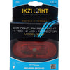 Buzaglo ikzilight achterlicht op drager zlim zwart reflectie-scherm en dragerfit 2 hi-tech led rood