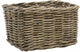 fietsmand Brisbane 23 liter 39 x 27 cm rotan grijs