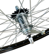 Roland achterwiel 28 24-635 aluminium zwart ryde v38 falcon remnaaf - afbeelding 2