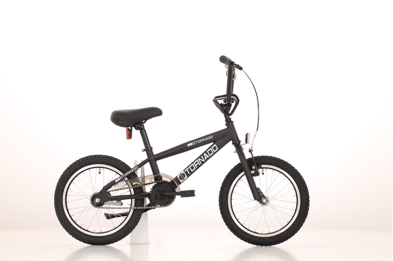 Hulzebos cycle parts b.v. bmx 16 tornado mat zwart