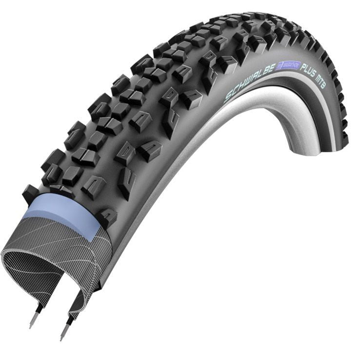 Schwalbe Buitenband 27.5x2.10(54-584) Marathon Plus MTB perf. zwart refelectie