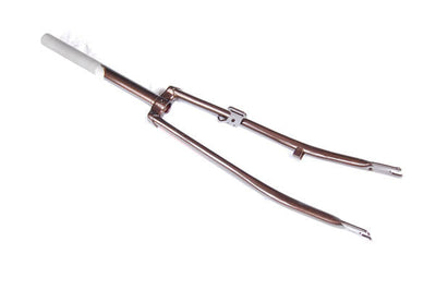 Hulzebos cycle parts b.v. voorvork 28 metallic bruin i + trom.nok