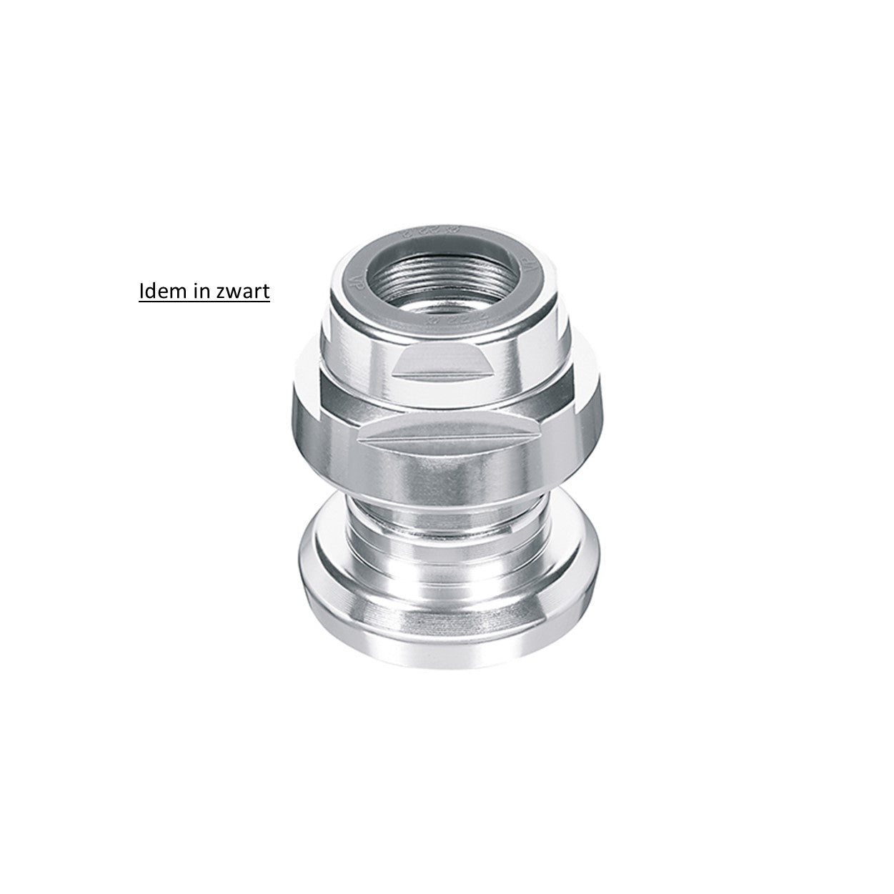 Ergotec balhoofdstel normaal alu zwart 22.2 30.2 26.4 66651