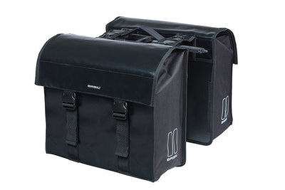 Basil Urban Load dubbele fietstas MIK, waterdicht, zwart, 48-53L