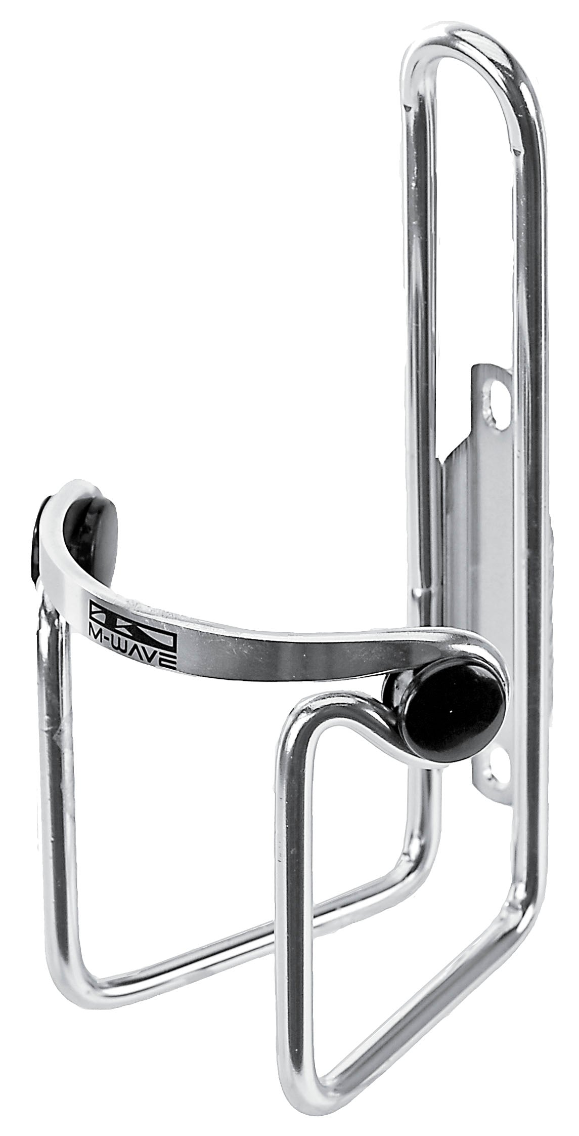 Messingschlager m-wave bidonhouder aluminium zilver met beschermdoppen