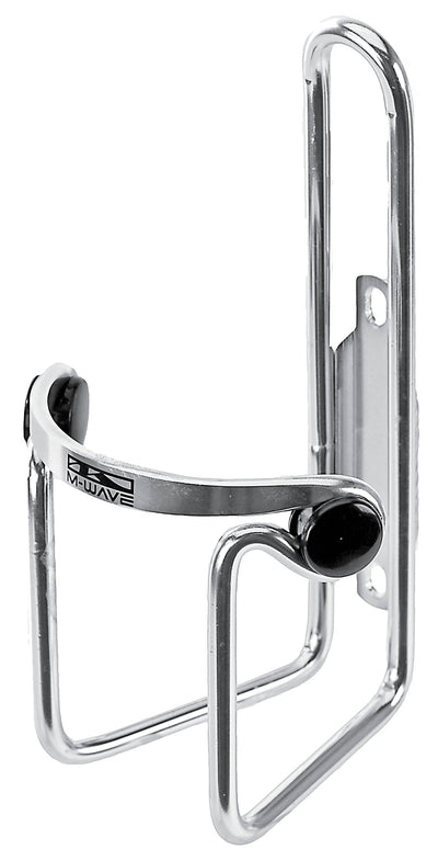Messingschlager m-wave bidonhouder aluminium zilver met beschermdoppen