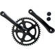 Hulzebos cycle parts b.v. white label crankstel 46t 170mm aluminium zwart