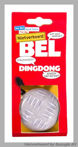 Buzaglo nietverkeerd ding-dong bel staal 60 mm. metaal - afbeelding 2